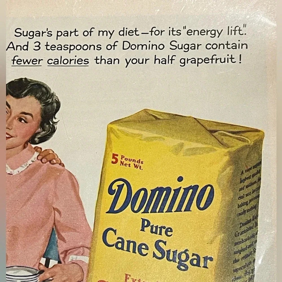 Domino’s Sugar Vintage Ad- from Life Magazine- August 8, 1955. 14” by 11” - Picture 3 of 5